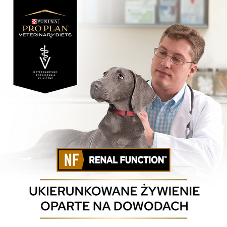 Purina Pro Plan Veterinary Diets NF Renal Function Sucha Karma Dla Psa 12kg Niewydolność Nerek
