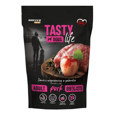 Biofeed Tasty Dogs Life 10x500g Bezzbożowa Mokra Karma Dla Psa Mix 6 Smaków W Galaretce