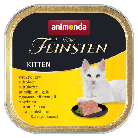 Animonda Vom Feinsten Kitten 100g Mokra Karma dla Kociąt z Drobiem