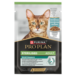 Purina Pro Plan Adult Sterilised Maintenance 85g Mokra Karma Dla Kota z Rybami Oceanicznymi w Galaretce