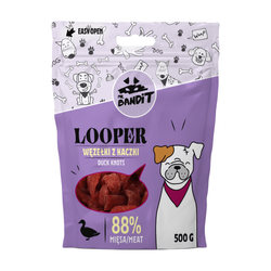 Mr Bandit LOOPER Węzełki z kaczki 500g - naturalny przysmak dla psa