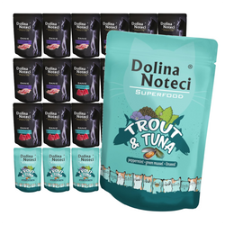 Dolina Noteci Mokra Karma Dla Kota Mix Smaków Pstrąg Tuńczyk Królik 24x85g
