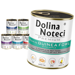 Dolina Noteci Premium Mix 6 Smaków 6x800g Mokra Karma Dla Psa z Dorszem Dziczyzną Królikiem Pstrągiem Wołowiną i Perliczką
