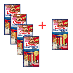 Inaba Cat Meal Topper 5x56g Kremowy Przysmak Dla Kota Pasta z Kurczakiem 4+1 GRATIS