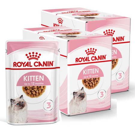 Royal Canin FHN Kitten Instinctive 24x85g Karma Mokra W Sosie Dla Kociąt Do 12 Miesiąca Życia