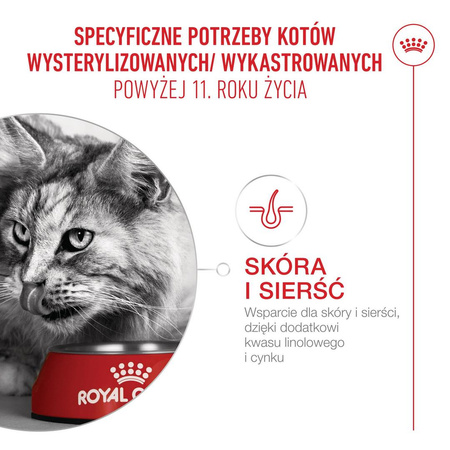 Royal Canin Ageing Sterilised 11+ Karma Sucha 2kg Dla Kotów Dojrzałych Po Sterylizacji Powyżej 11 Roku Życia