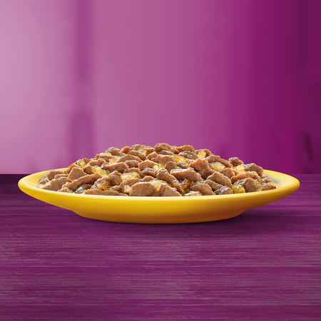 WHISKAS Senior Drobiowa Uczta 4x85g Mokra Karma Dla Starszego Kota w Galaretce Kawałki z Kurczakiem i Indykiem