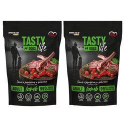 Biofeed Tasty Dogs Life z Jagnięciną w Galaretce 2x500g Bezzbożowa Mokra Karma Dla Psa