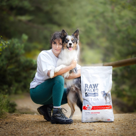 Raw Paleo Ultra Beef Medium&Large Adult 10kg Sucha Karma z Wołowiną Dla Psa