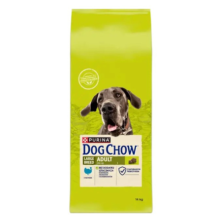 Purina Dog Chow Large Breed Adult 14kg Sucha Karma Dla Psów Dużych Ras z Indykiem