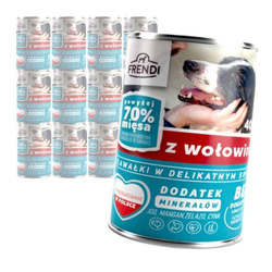 Frendi Mokra Karma Dla Psa 12x400g Kawałki W Sosie Z Wołowiną