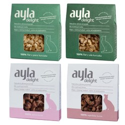 Ayla Delight Mix z Kurczaka 4x28g Liofilizowany Przysmak Dla Kota 100% Mięsa