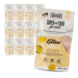 MAC's Kitten Mokra Karma Dla Kociąt Kurczak Jajko 12x100g