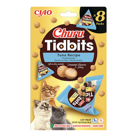 Inaba Cat Churu Tidbits Chicken Recipe 32x12g Przysmak Dla Kota Mix 4 Smaków