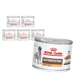 Royal Canin Veterinary VHN Dog Gastrointestinal High Fibre 6x200g Mokra Karma Pasztet Dla Psów z Zaburzeniami Trawienia