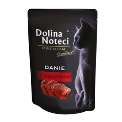 Dolina Noteci Premium Danie Z Wołowiny 85g Mokra Karma Dla Kotów Sterylizowanych