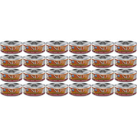N&D Cat Chicken Pumpkin Pomegranate 24x70g Mokra Karma Dla Kota Kurczak Dynia I Granat