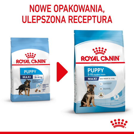 Royal Canin Maxi Puppy 2x15kg Karma Sucha Dla Szczeniąt, Od 2 Do 15 Miesiąca Życia, Ras Dużych