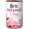 Brit Pate&Meat Mokra Karma Dla Szczeniąt z Kurczakiem i Indykiem Puszka 6x400g