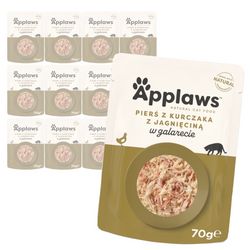 Applaws Cat Mokra Karma Dla Kota 12x70g Pierś z Kurczaka z Jagnięciną w Galaretce