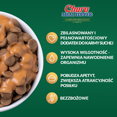 Inaba Dog Meal Topper 4x14g (56g) Przysmak Pasta Dla Psa z Kurczakiem