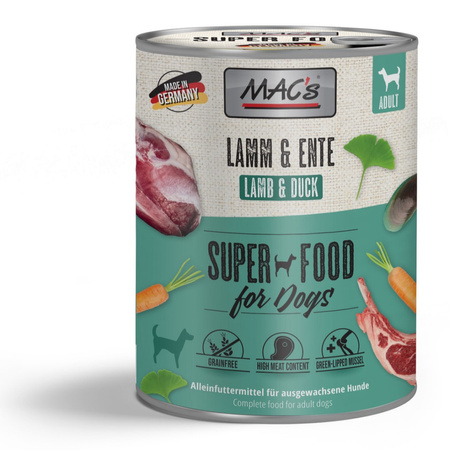 MAC's Dog Mix Smaków 6x800g Bezzbożowa Mokra Karma Dla Psa