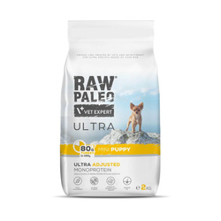 Raw Paleo Ultra Turkey Mini Puppy 2kg Monoproteinowa Sucha Karma Z Indykiem Dla Szczeniąt Małych Ras