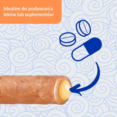 Inaba Cat Churu Rolls 4x10g Przysmak Dla Kota Pałeczki z Nadzieniem Tuńczyk Przegrzebki