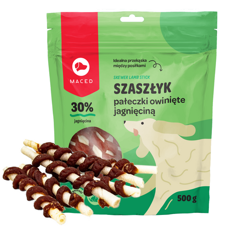 Maced Mix Przysmaków Dla Psa Sushi Królik Z Rybą 500g + Szaszłyki Z Jagnięciną 500g