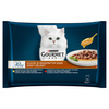 Purina Gourmet Perle Fileciki w Smakowitym Sosie 16x85g Mokra Karma Dla Kota Z Kurczakiem I Wołowiną