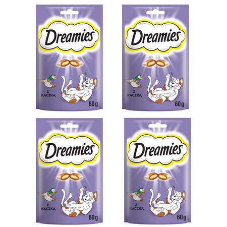 Dreamies z Wyśmienitą Kaczką 6x60g (360g) Przysmaki dla kota