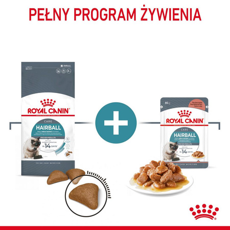 Royal Canin Hairball Care 24x85g Mokra Karma Dla Kotów Dorosłych w Sosie Eliminacja Kul Włosowych