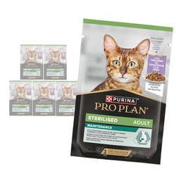 Purina Pro Plan Adult Sterilised Maintenance 6x85g Mokra Karma Dla Kota z Indykiem w Galaretce