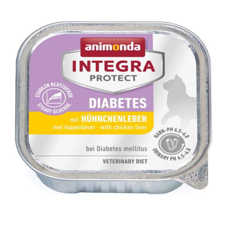 Animonda Integra Protect Diabetes 16x100g Mokra Karma Mix Smaków Dla Kota z Cukrzycą