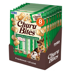 Inaba Dog Churu Bites Chicken Wraps 8x96g Przysmak dla Psa Kurczak z Tuńczykiem 