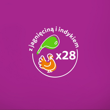 Whiskas Adult 85g Mokra Karma Dla Dorosłych Kotów Kawałki Z Jagnięciną I Indykiem W Sosie