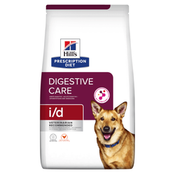 Hill's Prescription Diet i/d Digestive Care 4kg Sucha Karma Dla Psa Z Kurczakiem Wsparcie Układu Pokarmowego