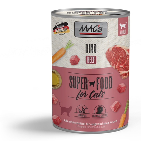 MAC's Cat Mokra Karma Dla Kota Wołowina 12x400g