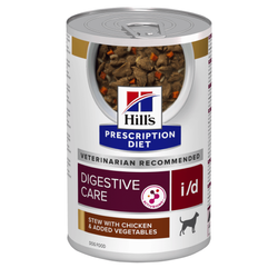 Hill's Prescription Diet i/d Digestive Care 354g Mokra Karma Dla Psa Gulasz Z Kurczakiem Wsparcie Układu Pokarmowego