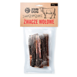 John Dog Żwacze wołowe 100g GRYZAKI NATURALNE ALL