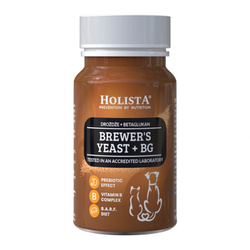Holista Brewer’s Yeast + BG Drożdże z Betaglukanem 90 Tabletek Dla Psów i Kotów Odporność Skóra Trawienie