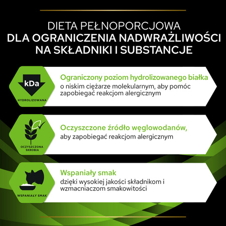 Purina Pro Plan Veterinary Diets Hypoallergenic Sucha Karma Dla Kota 325g
