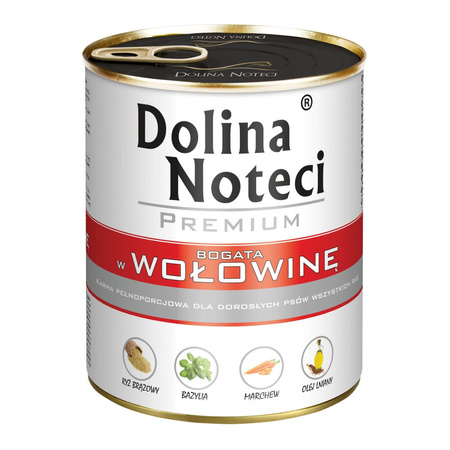 Dolina Noteci Premium Mix 7 Smaków 20x800g Mokra Karma Dla Psa z Kurczakiem Dorszem Dziczyzną Królikiem Pstrągiem Wołowiną i Perliczką