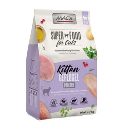 MAC's  Cat Kitten 7kg Bezzbożowa Sucha Karma Dla Kociąt Z Drobiem