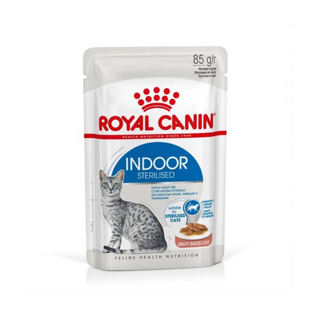Royal Canin Indoor 10kg + 12x85g Sucha i Mokra Karma Dla Niewychodzących Dorosłych Kotów