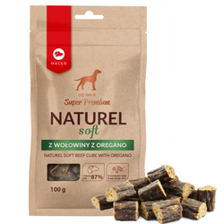 Maced Super Premium Przysmak Dla Psa Naturel Soft Z Wołowiny Z Oregano 100g
