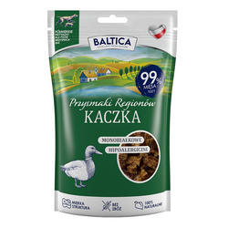 Baltica Naturalny Hipoalergiczny Przysmak Treningowy Dla Psa Półmiękki z Kaczki 80g