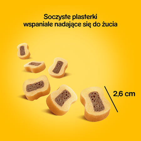 Pedigree Tasty Minis 155g o Smaku Wołowiny i Drobiu -  Przysmak dla psa, 4 sztuki w cenie 3