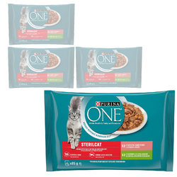 Purina One Sterilcat 16x85g Mokra Karma Dla Kota z Łososiem i Indykiem