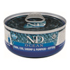 Farmina N&D Cat Ocean Tuna Cod Shrimp & Pumpkin Kitten 6x70g Mokra Karma Dla Kociąt Tuńczyk Dorsz Krewetka Dynia